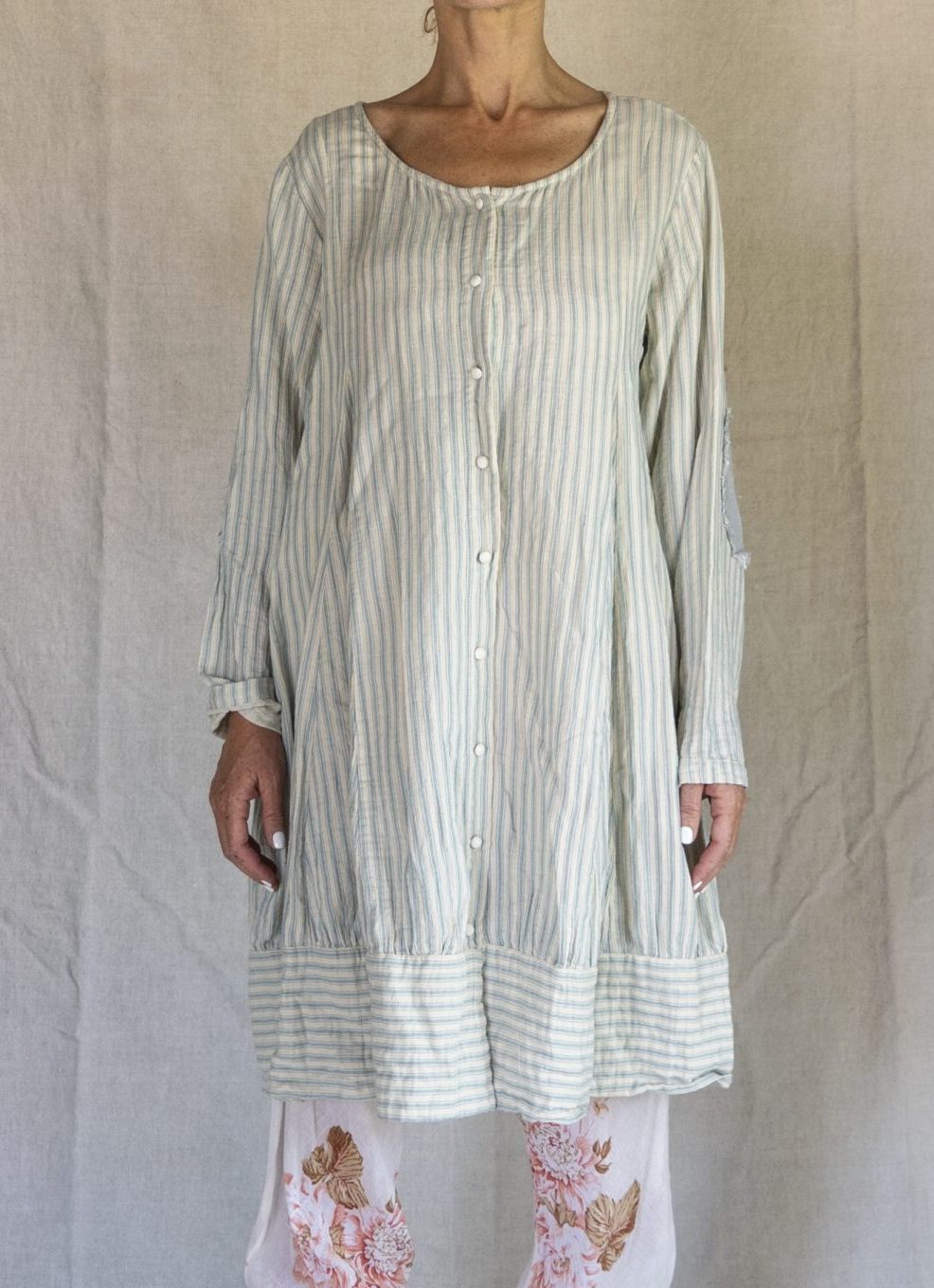 AMIGA – rayée bleu