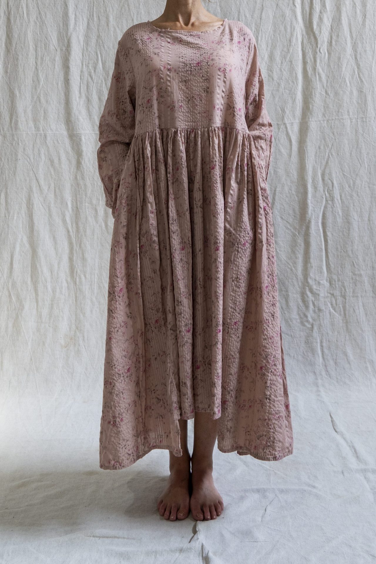 Robe Amia – liberty vieux rose