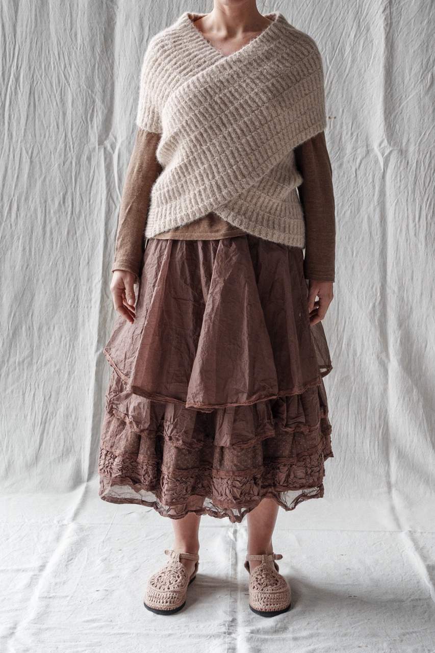 CACHE COEUR – WOOL BEIGE