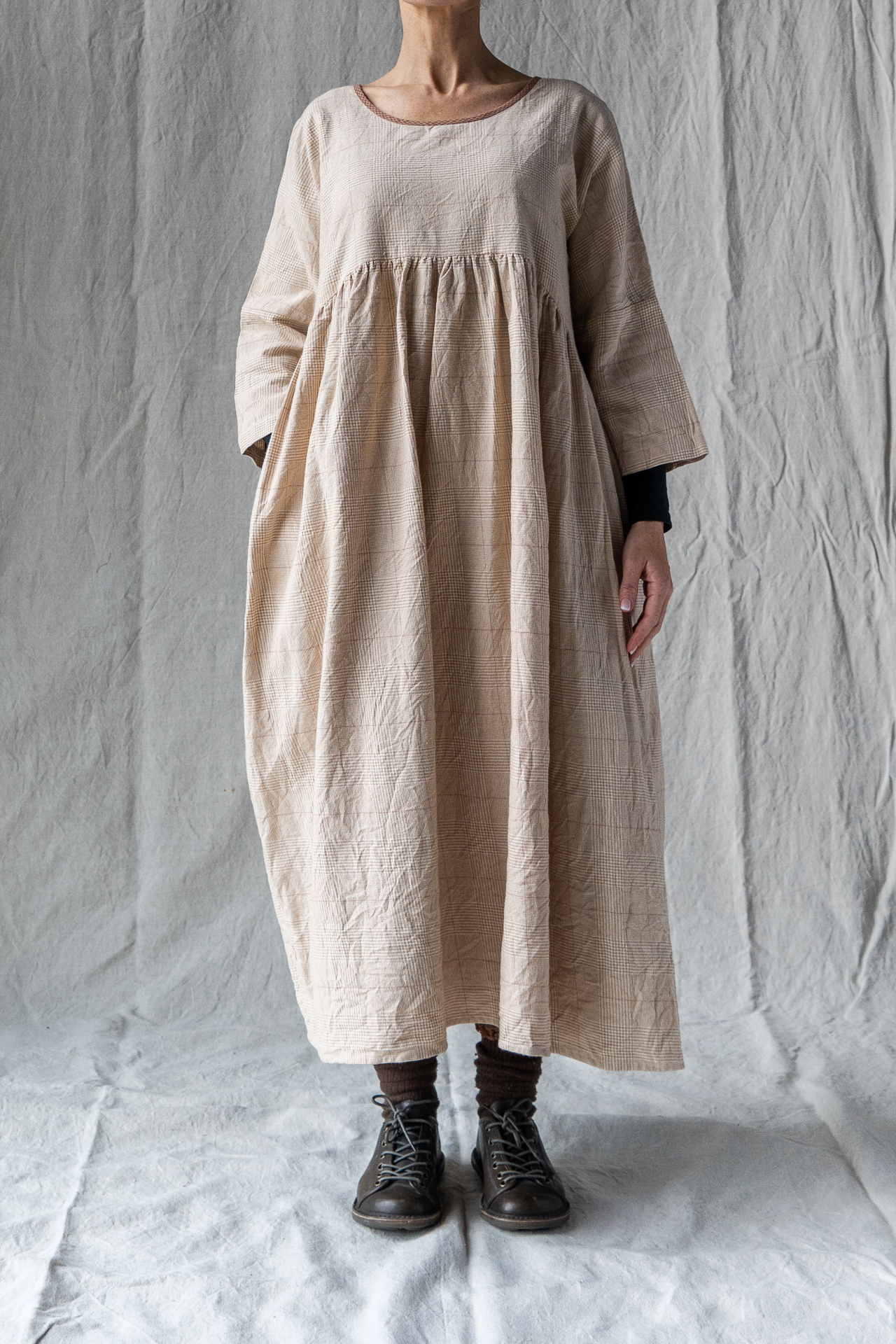 Robe Canne – coton – damier