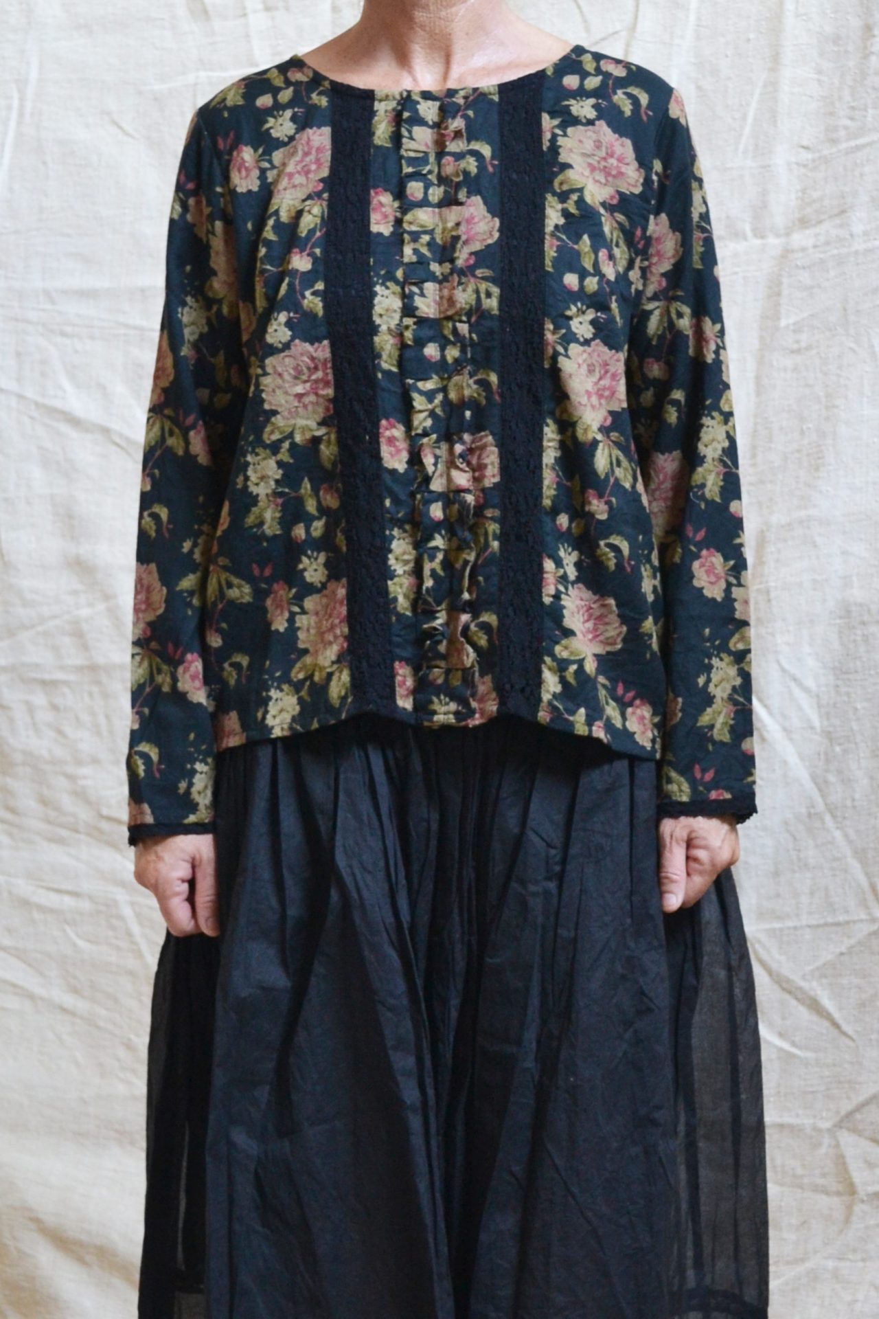 Blouse Aneth coton fleurs