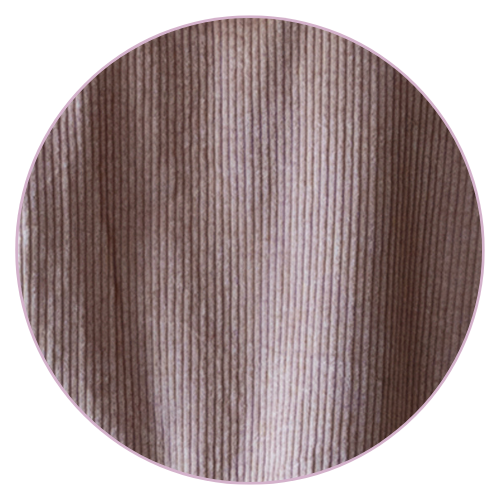 GROS VELOURS COTELÉ ROSE