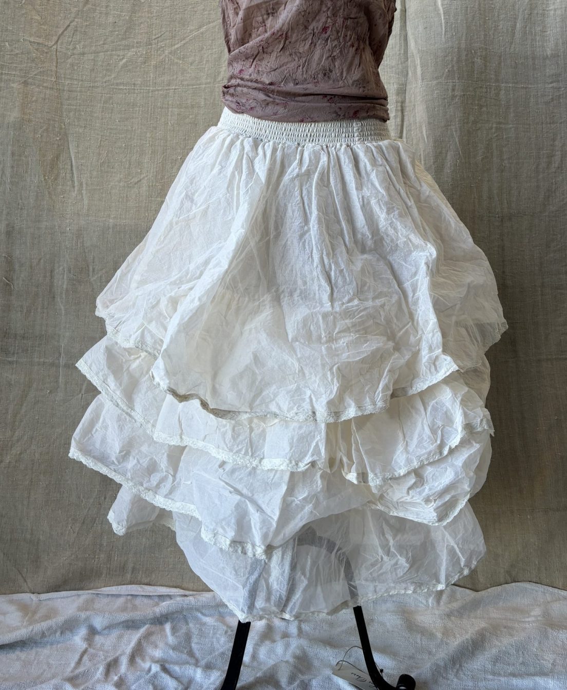 Madeleine organza écru