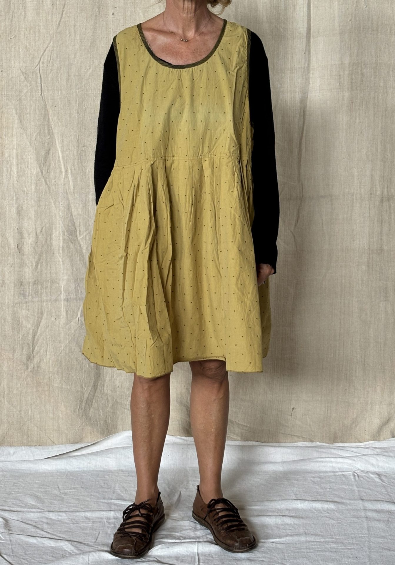 Florette – pois brodés bronze