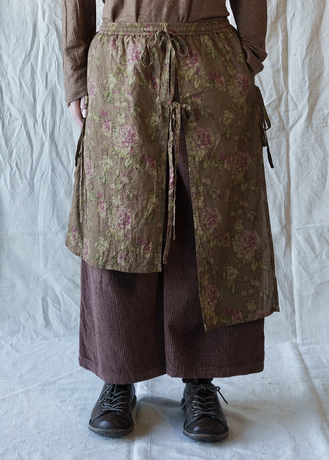 LOREA – VELOURS COTELÉ BOIS DE ROSE