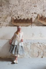 NAOKI ECRU , LOU PERLE , SANDALES ECRU, ROBERT E26.