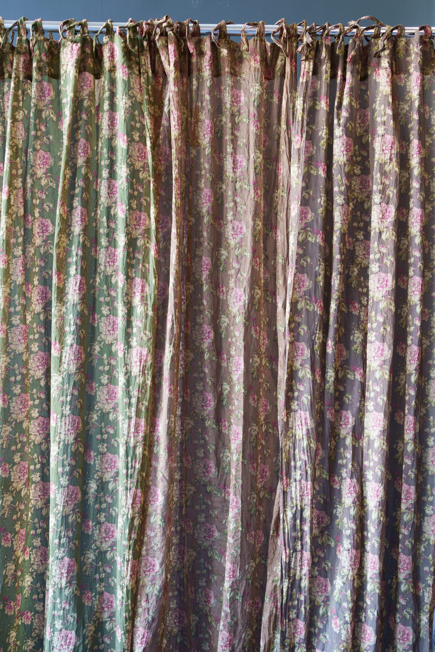 RIDEAUX voile de coton – COLLECTION SOUS BOIS