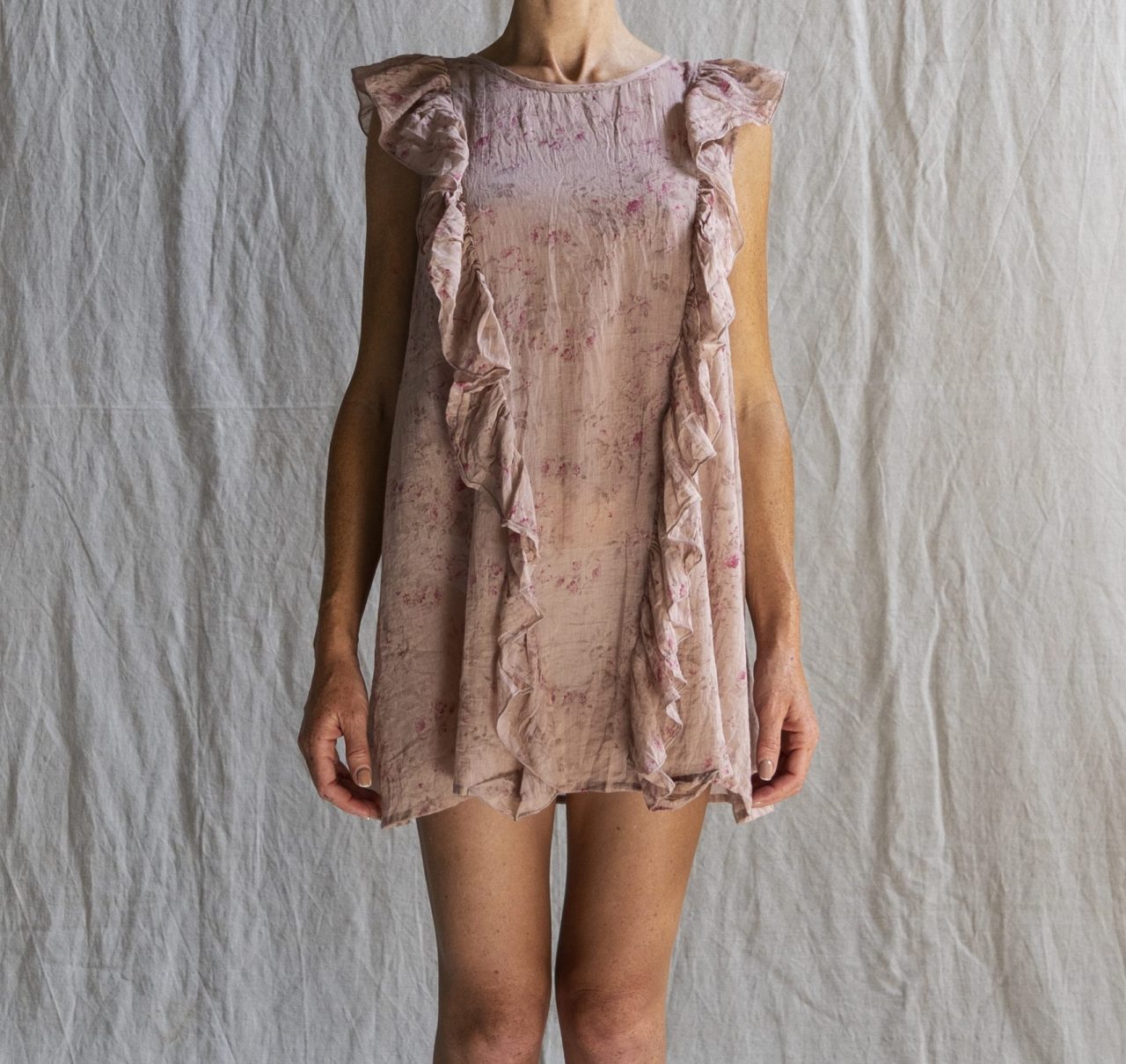 Top Tamarin – liberty vieux rose