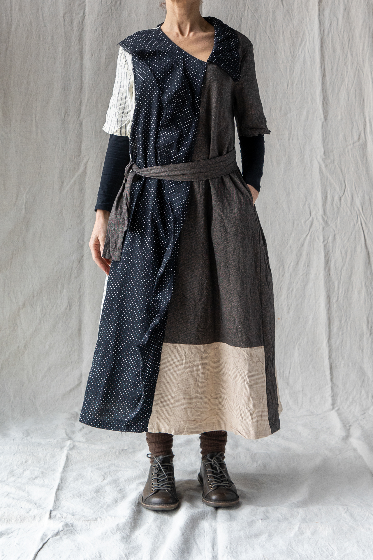 Robe Véronique – mixte – coton et lin
