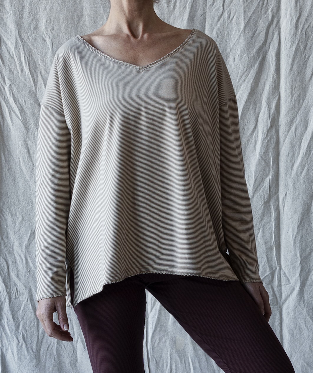 NOE COTON RAYÉ ( plusieurs coloris disponibles)