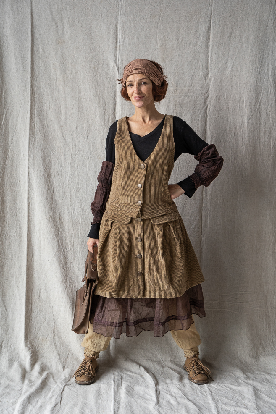 QUENETTE – gros velours sable